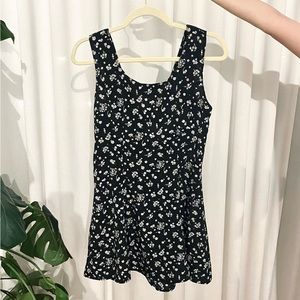 Urban Renewal floral mini dress with tie-back